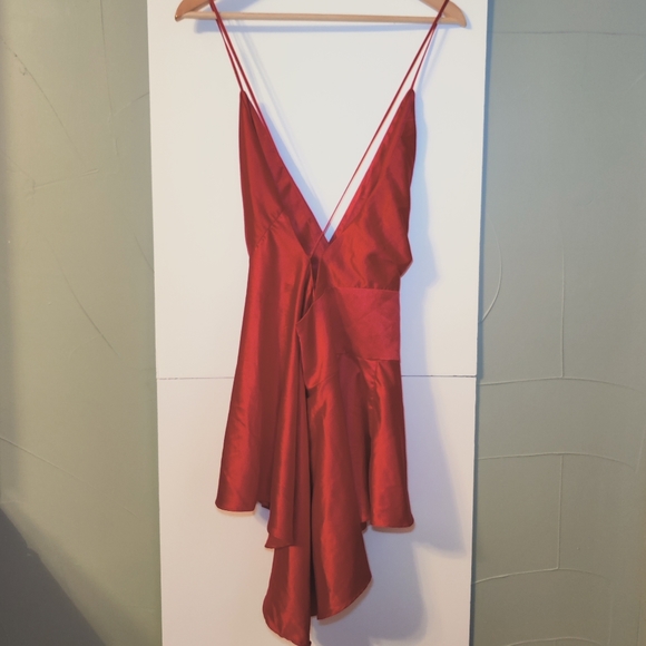 House Of CB Strappy Draped Lola Mini Dress Medium - Picture 6 of 13